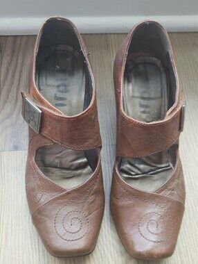 Women's Brown Leather Fidji SZ 36.5